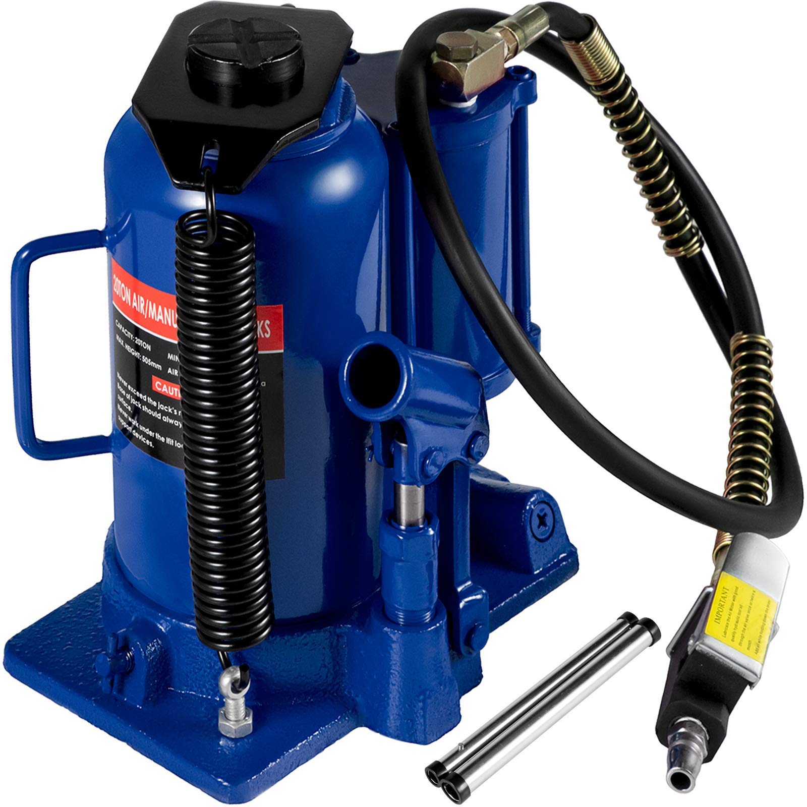 Buy KAUTO Air Hydraulic Bottle Jack 20 Ton Bottle Jack Blue Air jack Heavy Duty Hydraulic Air