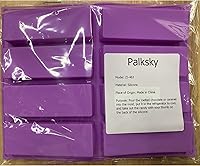 Vista 6 de Palksky (2 piezas) Barra rectangular de granola de 8 cavidades, molde de silicona, moldes de barra de nutrición/cereales, barra de energía