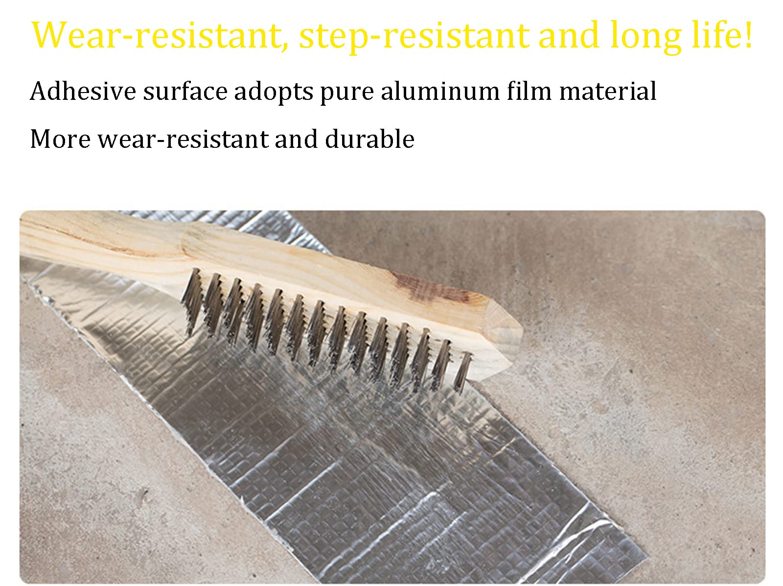 Nastro butilico, nastro butilico impermeabile, 2/4" WX 16,4'L, nastro a prova di perdite for esterni aggiornato for riparazioni di plastica e metallo, striscia sigillante resistente ai raggi for tutte