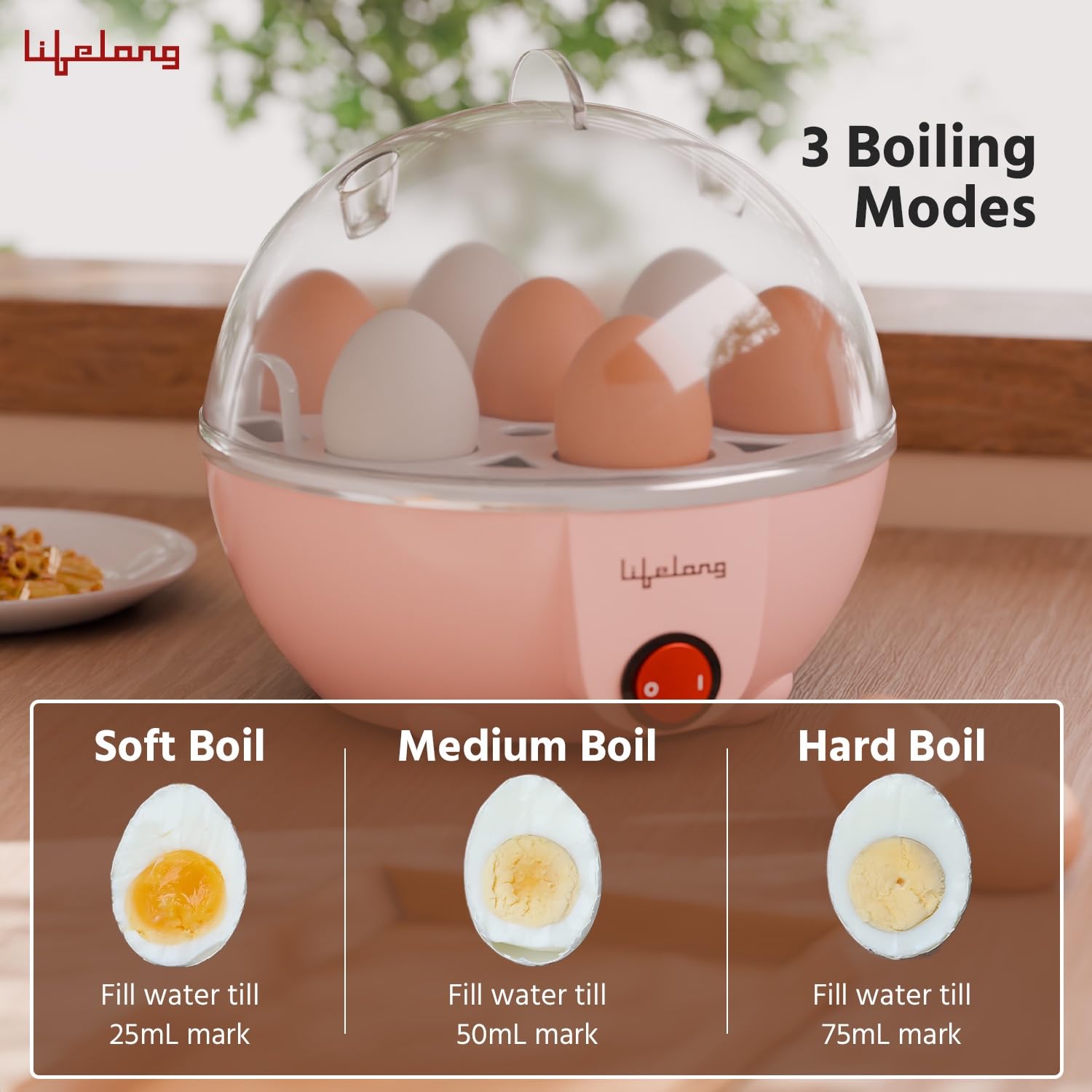 Lifelong Egg Boiler - Perfect Eggs in Minutes -5