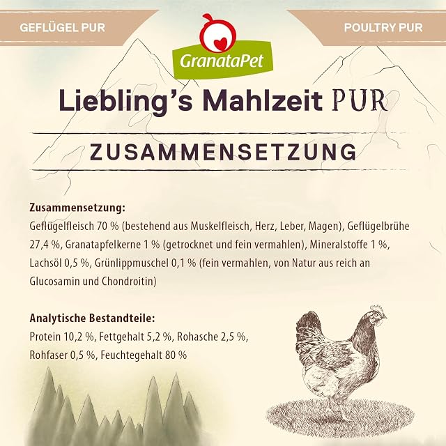 Foto 5 de 6 de GranataPet Liebling's Mahlzeit Aves Pur, Comida húmeda para Perros