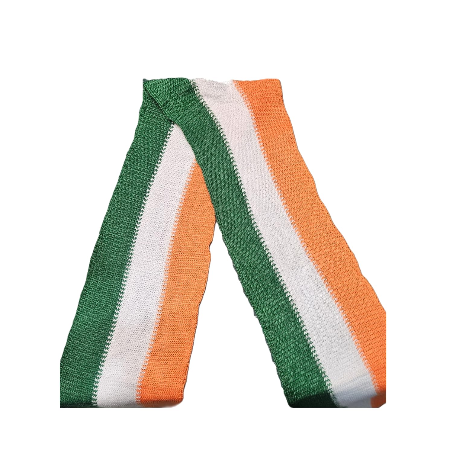 Tricolor Striped Woolen fabric Muffler for Men & Women, Republic Day/Independence Day, Tiranga Stole-image-12