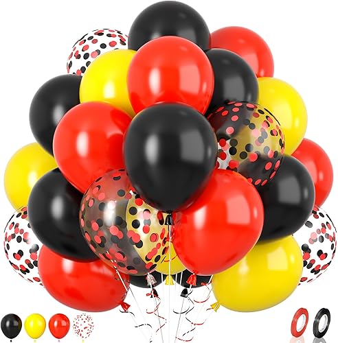 Miniatura 9 de Paready Globos negros y plateados, 30 globos de fiesta negros y blancos de 12 pulgadas, globos de látex metálicos plateados y blancos, globos de