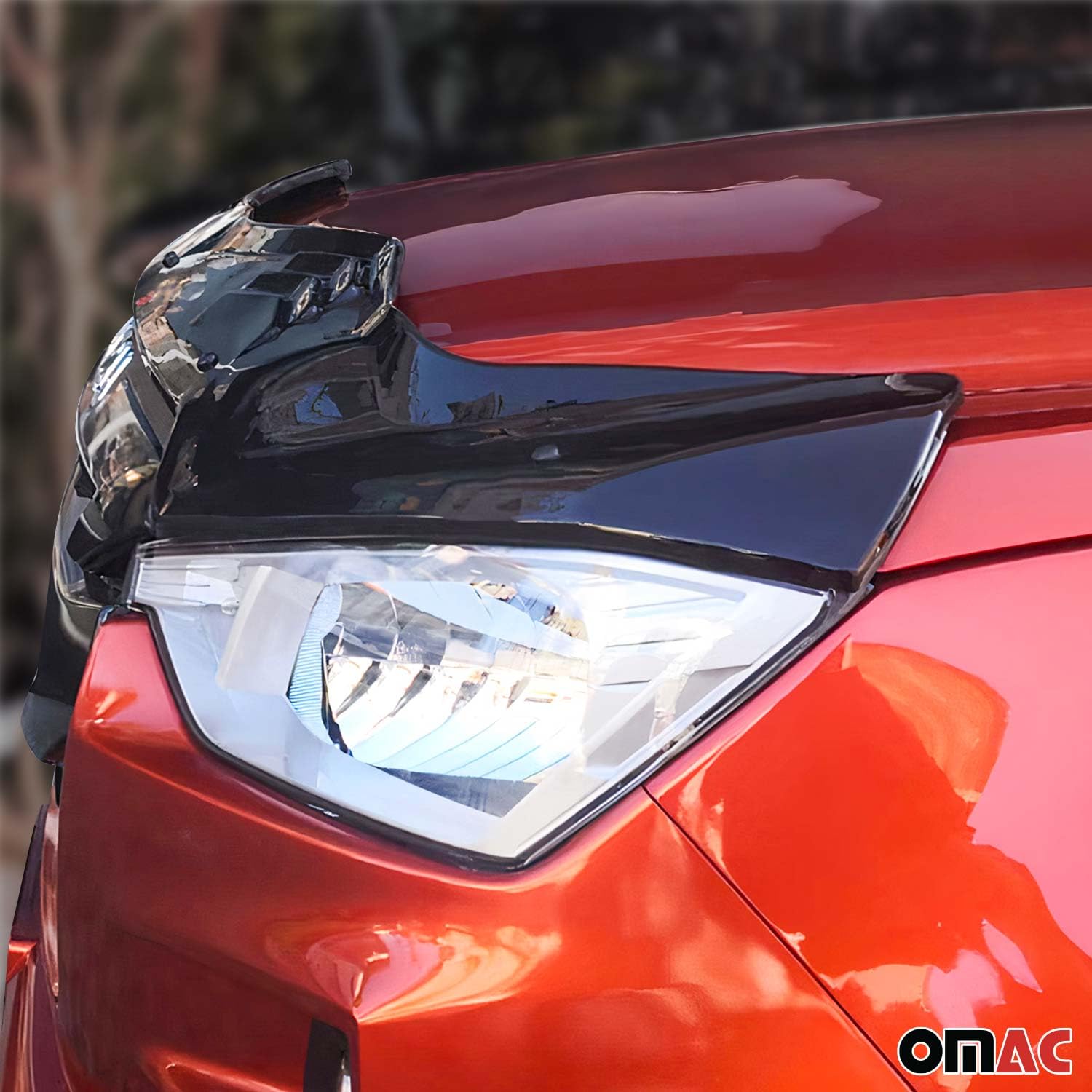 OMAC Cofano Deflektor Insekten Steinschlagschutz compatibile con Isuzu D-Max 2019-2026 ABS