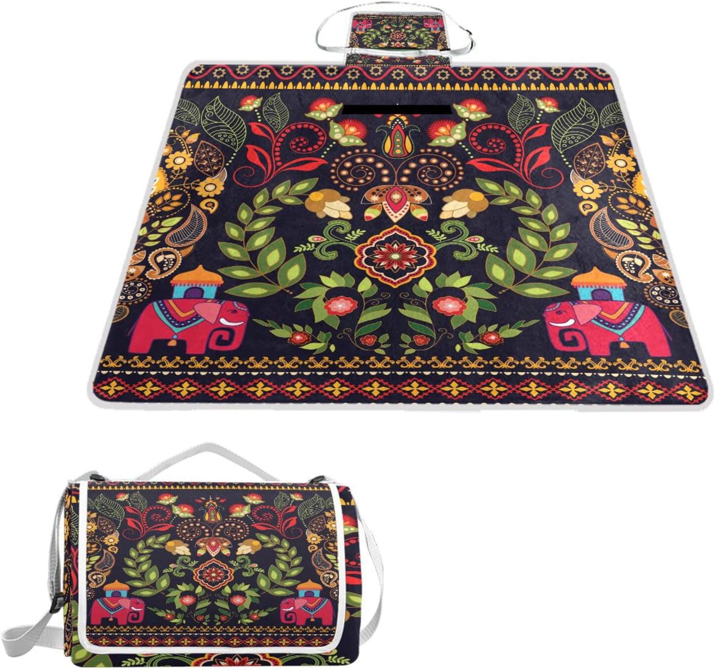 年に一度の決算SALE】 改良版 ライシン レジャーシート 2Way 厚手 大判 おしゃれ コンパクト 収納袋付き | すべての商品 |  ライシン（本店） レジャーシート レジャーマット 厚手 アルミ 折り畳み 防水 コンパクト 大判 アジアン ペイズリー 花見 キャンプ 軽量 ピクニッ