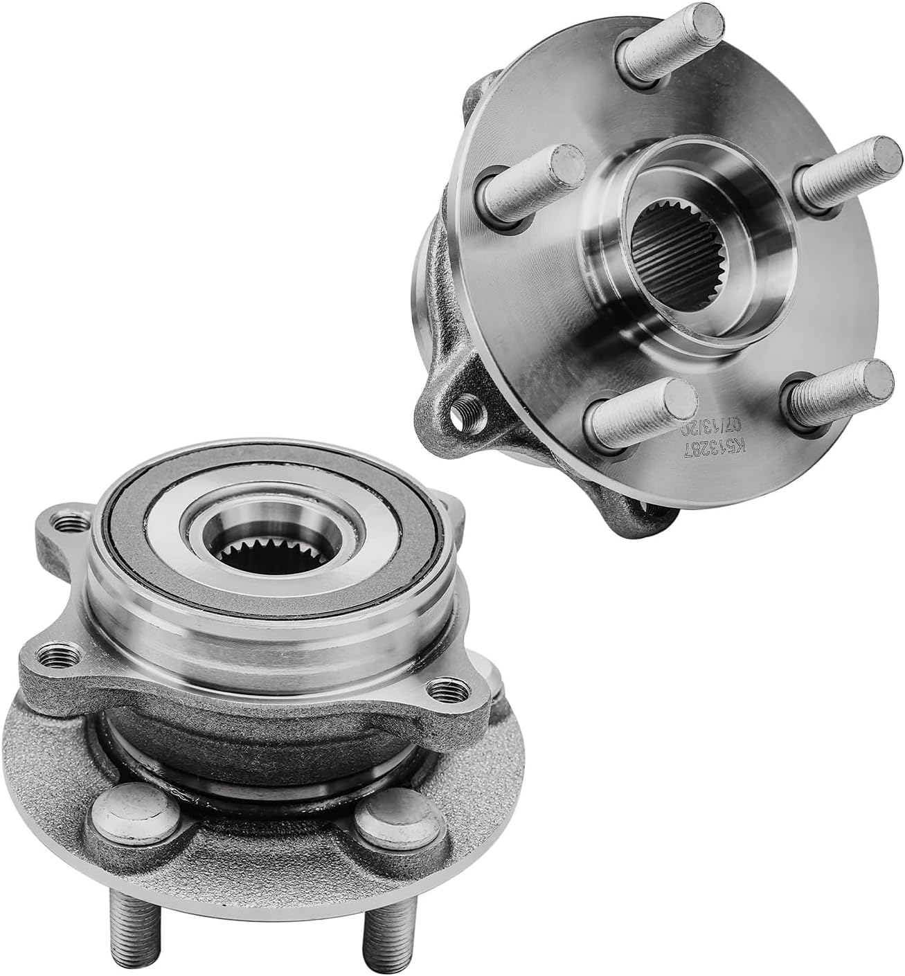 Detroit Axle - Front 4pc Wheel Bearing Hubs Kit for 10-15 Toyota Prius Plug-In, 11-17 Lexus CT200h, 2 Wheel Bearing and Hubs 2 Sway Bar Links 2010 2011 2012 2013 2014 2015 2016 2017 Replacement