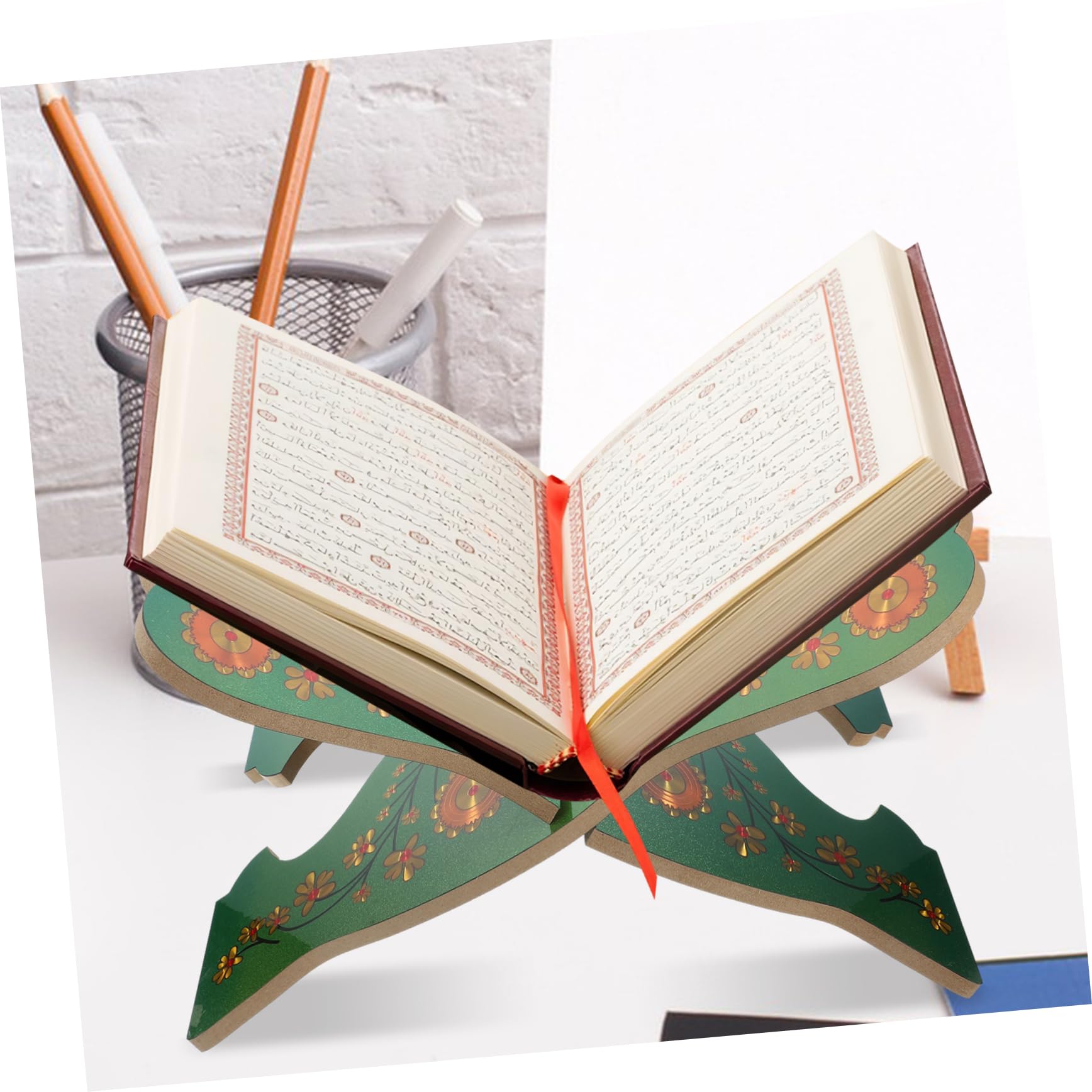 NUOBESTY Portalibri Da Scrivania - Supporto Per Leggio A Forma Di X Leggio in Legno Supporto Per Bibbia Perfetto Per Insegnanti E Musicisti