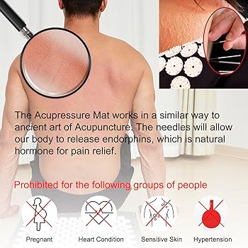 Amazon.co.jp: 指圧マットと枕セット バッグ付き - 73 X 42 cm