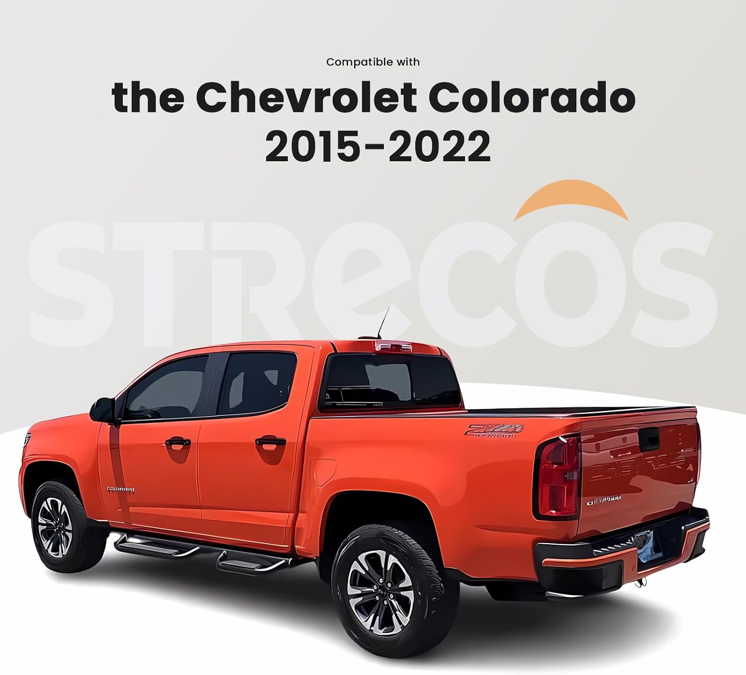 Tail Lights Compatible with Chevrolet Colorado 2015 2016 2017 2018 2019 2020 2021 2022 Halogen Taillight Brake Rear Stop Lamp Assembly Replace 84169777 GM2800270C (Left Driver Side)