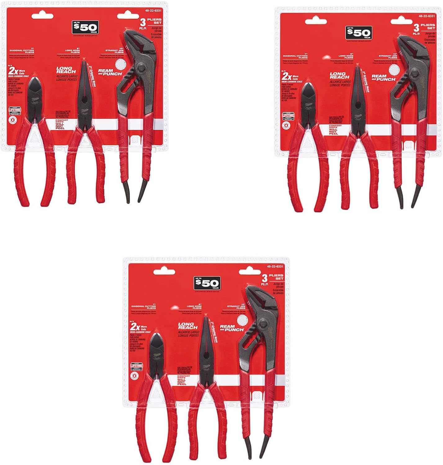 48-22-6331 for Milwaukee Comfort Grip Pliers Kit