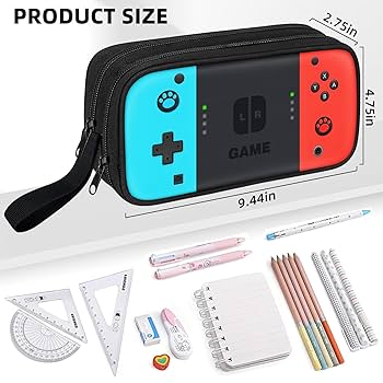 Amazon.com: JIRAIKEI Gamer Pencil Case for Boys, Large Boys