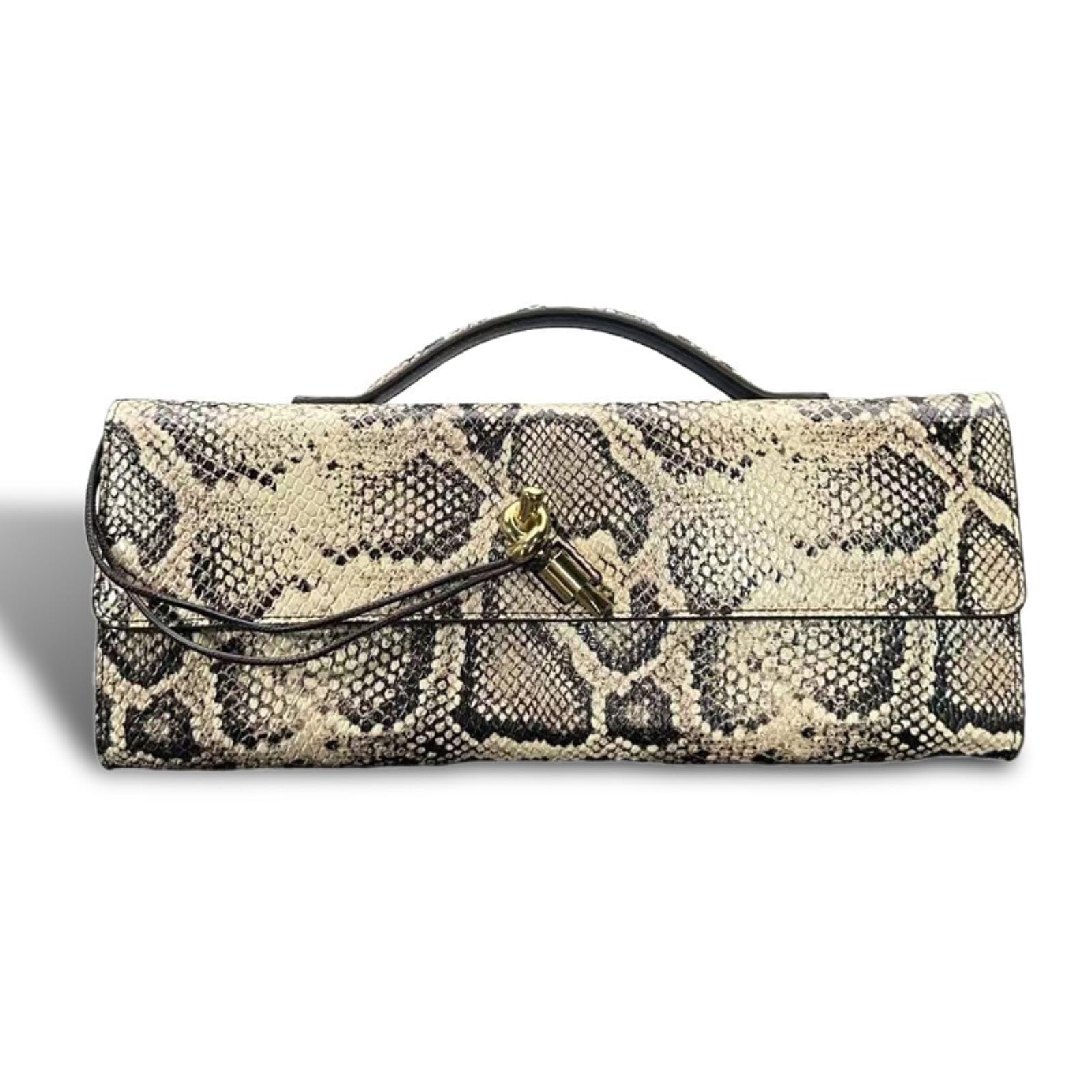 Torba crossbody z górnym uchwytem dla kobiet torebka wieczorowa długa torebka ze wzorem PU torby na ramię modne stroje