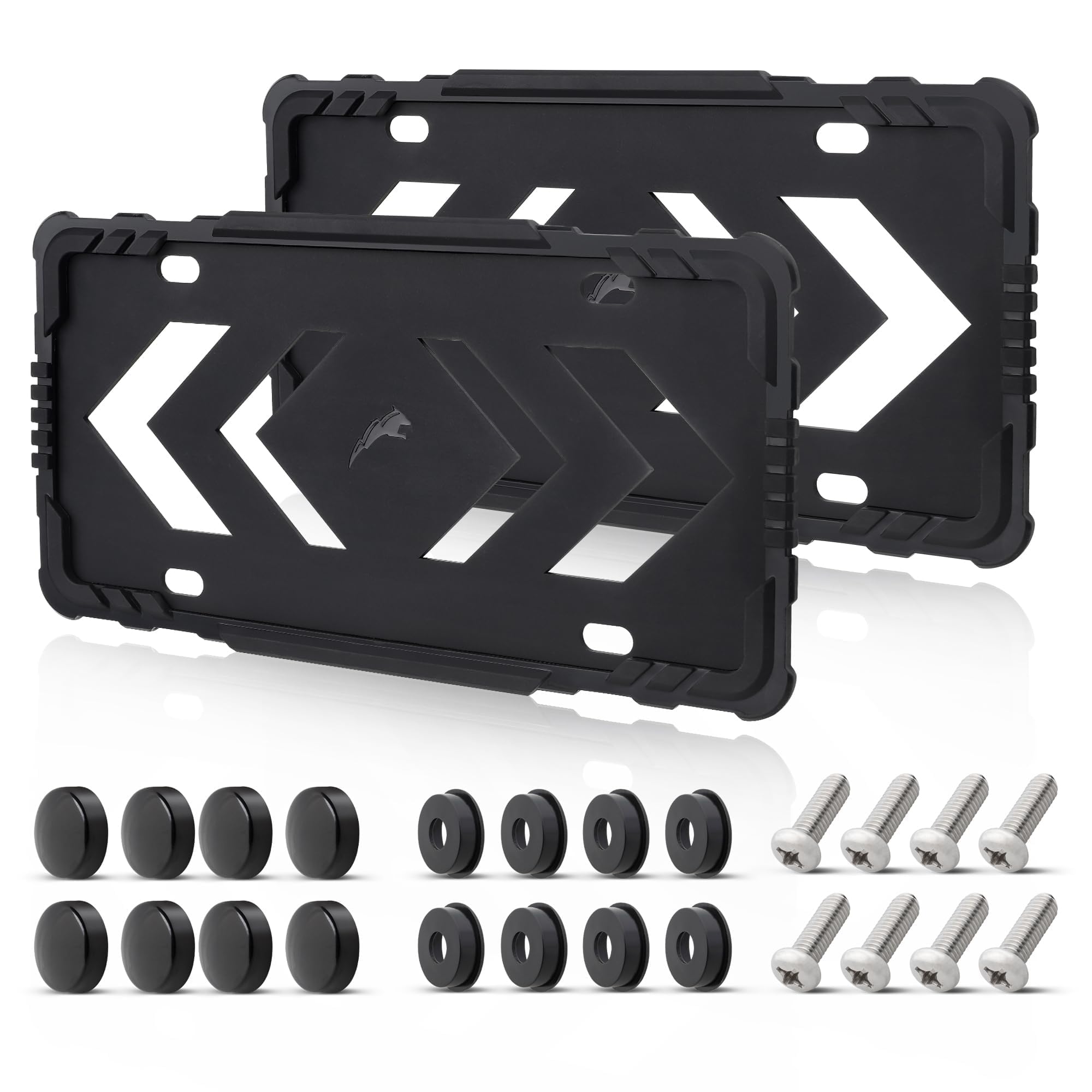 Amazon.com: RED WOLF Silicone License Plate Frames 2 Pack