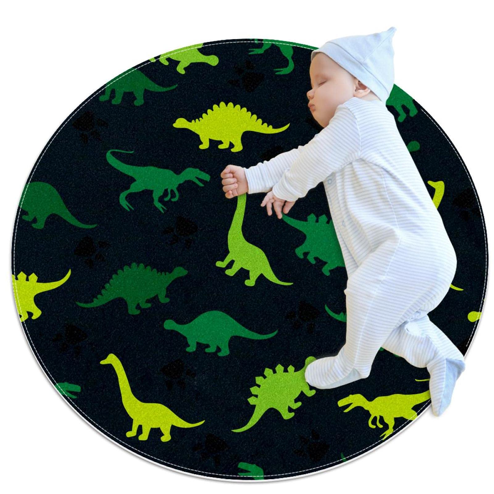 Tapis d'enfant dinosaure antidérapant pour créer un coin lecture doux dans la chambre