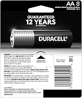 Vista 2 de Duracell - Pilas AA alcalinas, 8 unidades Coppertop Power Boost De larga duración Para dispositivos domésticos