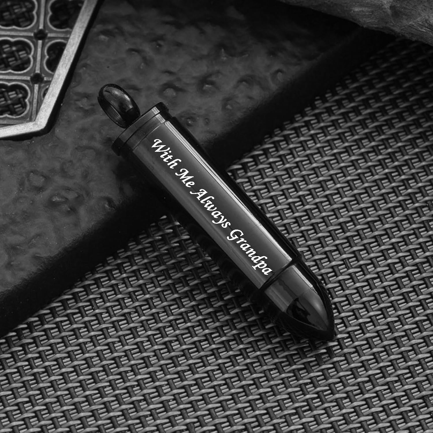 Cylinder Urn Necklaces for Ashes for Men Cremation Jewelry Ash Necklace Pendant Keepsake Ashes Memorial Jewelry - Image 3