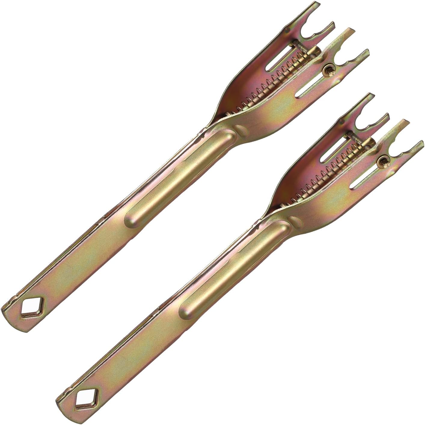 2PCS Electric Fence Wire Strainer handle, Heavy Duty Inline Wire Tensioner Handle, Wire Ratchet Tensioner Handle