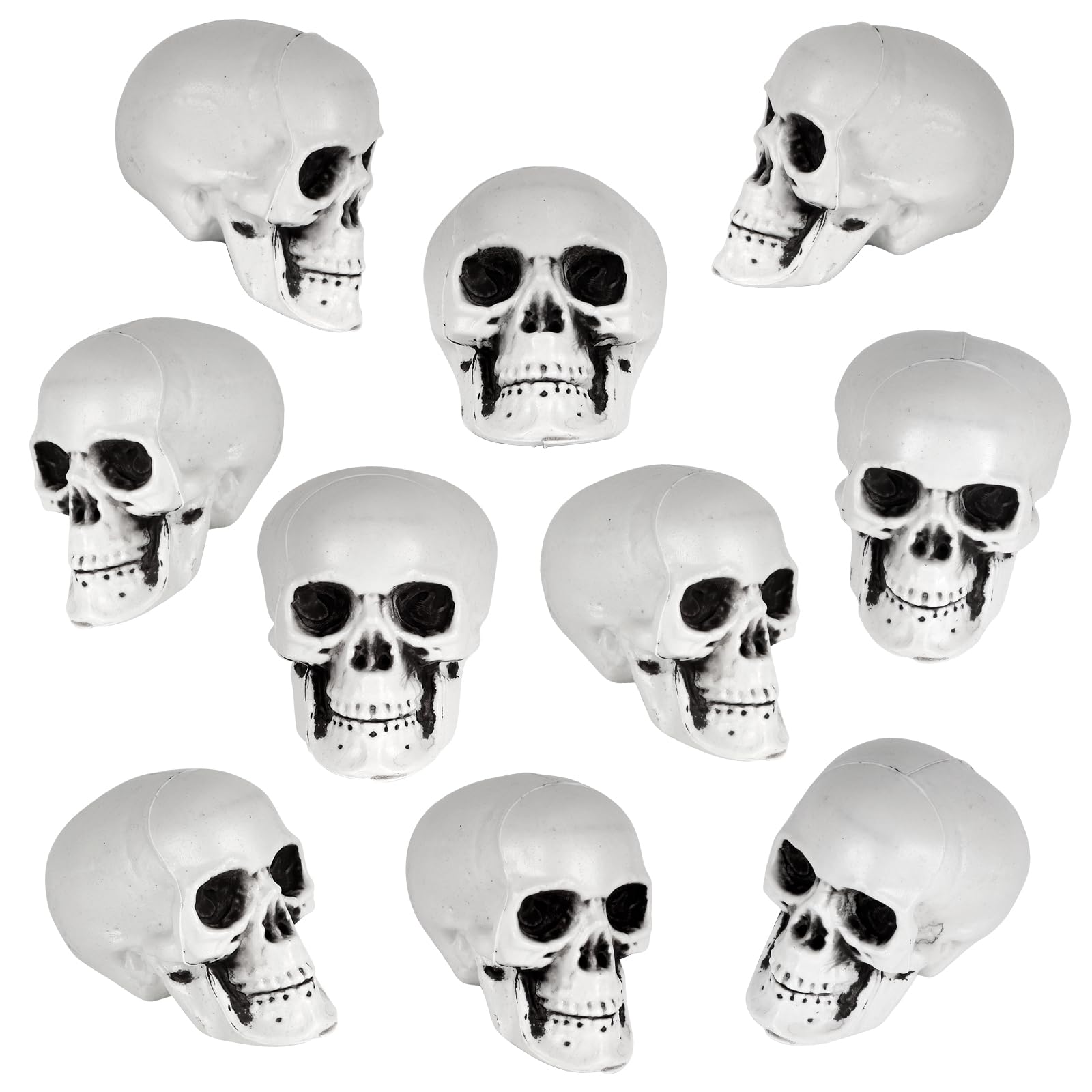 Halloween Decorations Skull Straw (Plastic)
