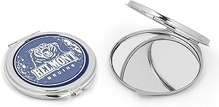 greeklife.store Belmont University Compact Cosmetic Double Makeup Pocket Round Portable Mirror (Belmont University 1)