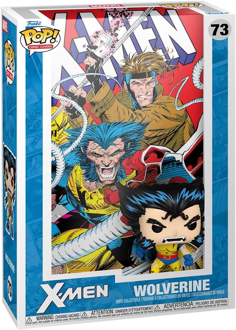 Funko Pop! Comic Cover: Marvel–X-Men #4 - Wolverine - Marvel Comics - Collectable Vinyl Figure - Gift Idea - Official Merchandise - Toys for Kids & Adults - Comic Books Fans