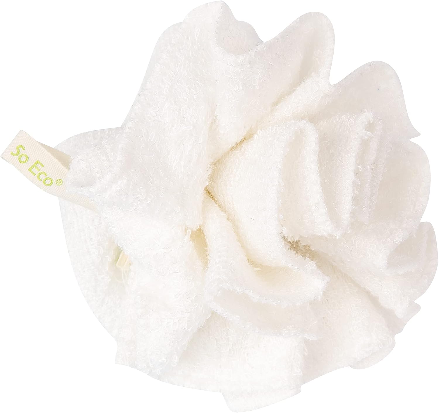 So Eco Bamboo Bath & Shower Pouf, Natural Plant Fibre Exfoliating Loofah, Creates a Rich Lather, Vegan & Cruelty-Free - Image 5