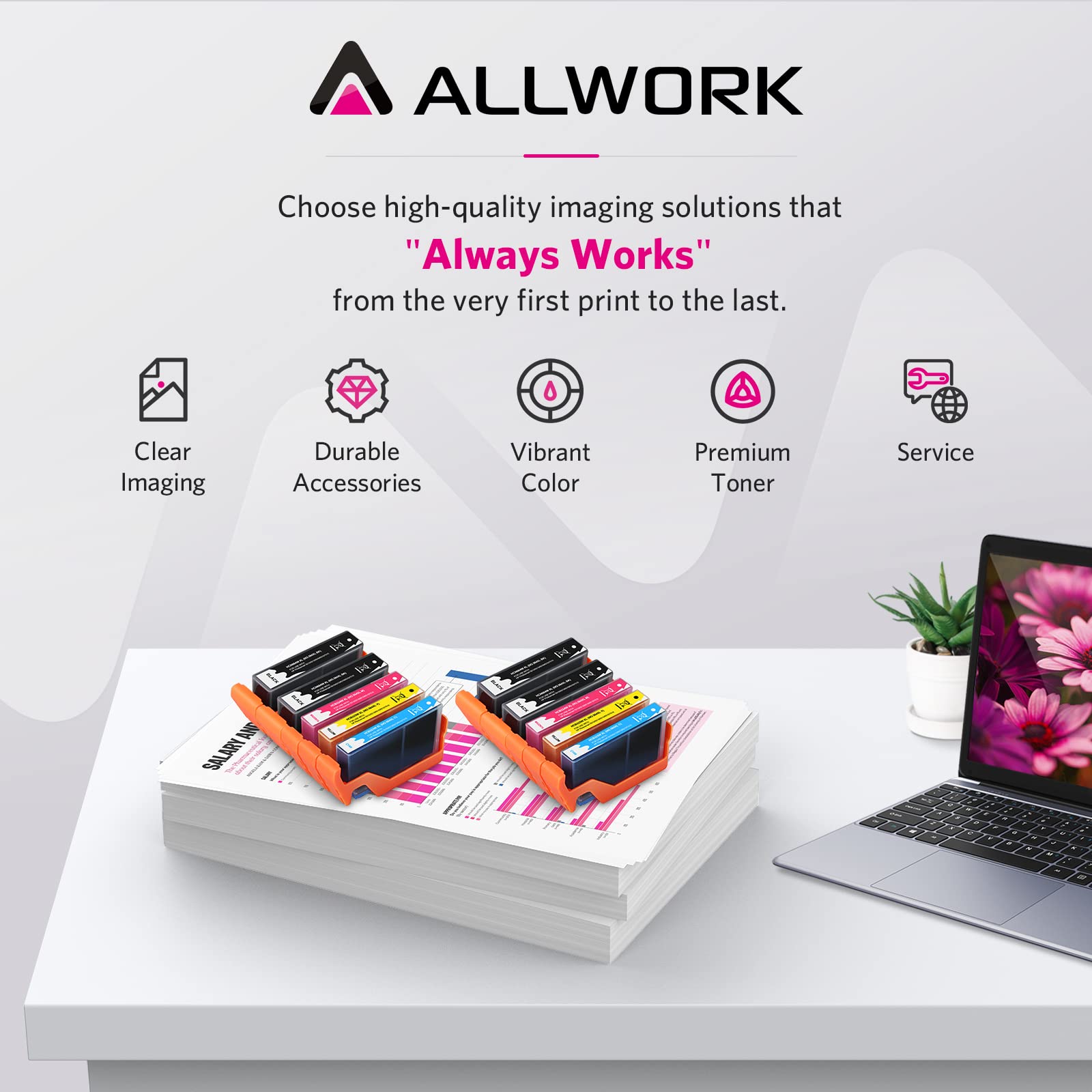 Inchiostri Per Deskjet 3070a Officejet 4620 Kit Inchiostri HP - Foto 2