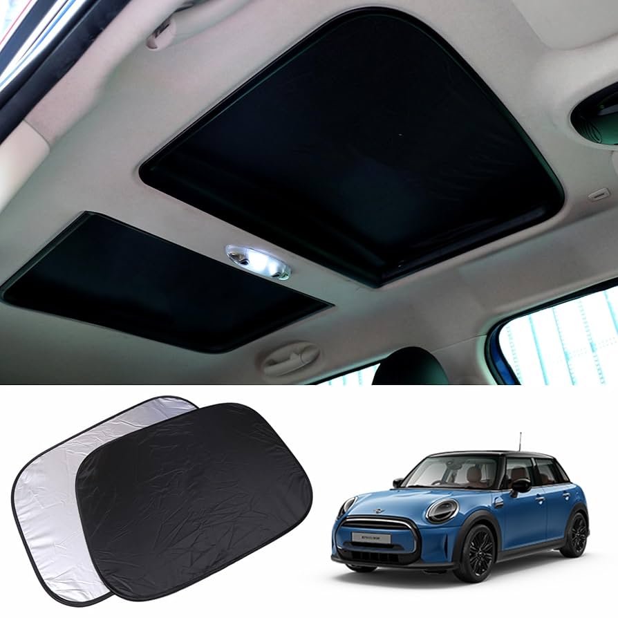 R56 ミニクーパー　MINI サンシェード Amazon.co.jp: 折りたたみ式サンルーフシェードサンシェード2個