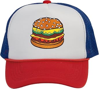 قبعة TOP HEADWEAR Hamburger Cheeseburger Trucker - قبعة طعام برجر سناباك للرجال