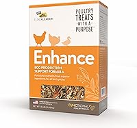 FlockLeader Enhance Poultry Treats: Boost Egg Production & Quality with USA Black Soldier Fly Larvae, 1.5 lb