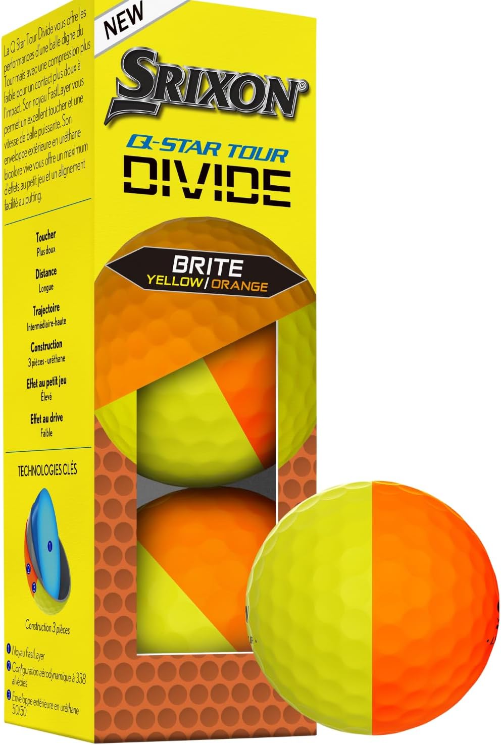Srixon Q-Star Tour Divide Golf Balls