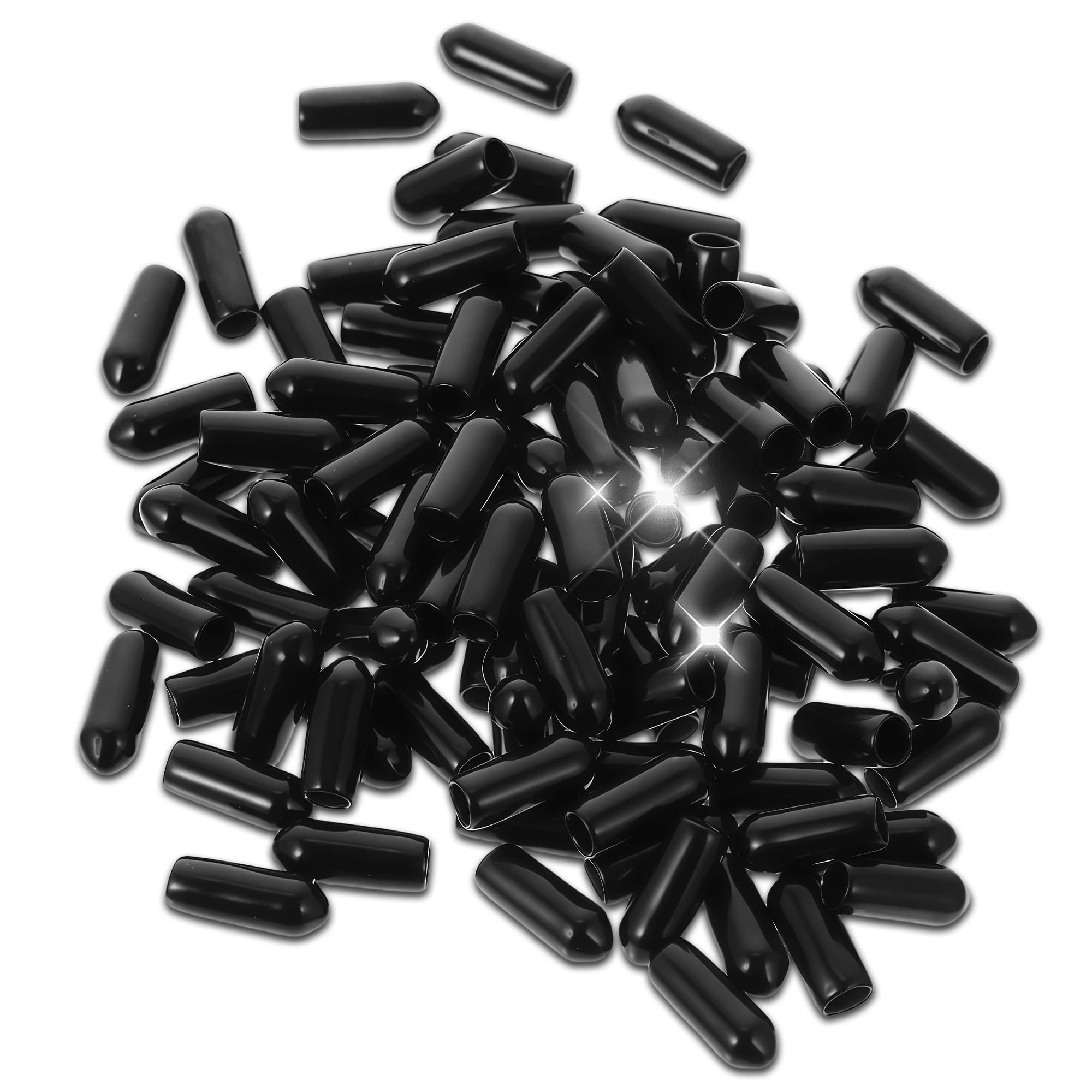 Rubber Caps for Bottles, 50 PCS Spirit Pourer Caps Rubber Hooded Pourers Dust Caps, Liquor Spout Covers, Bottle Pourer Covers, Dispenser Spout Dust Rubber Caps, Pourer Cap