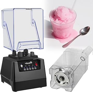 Commercial Blender 2200w Vacuum Technology for Less Foam, Professional Blenders with Feed Chute Design/Self-Cleaning/70 Oz Bulk Production- for High-Traffic Kitchens and Home Chefs