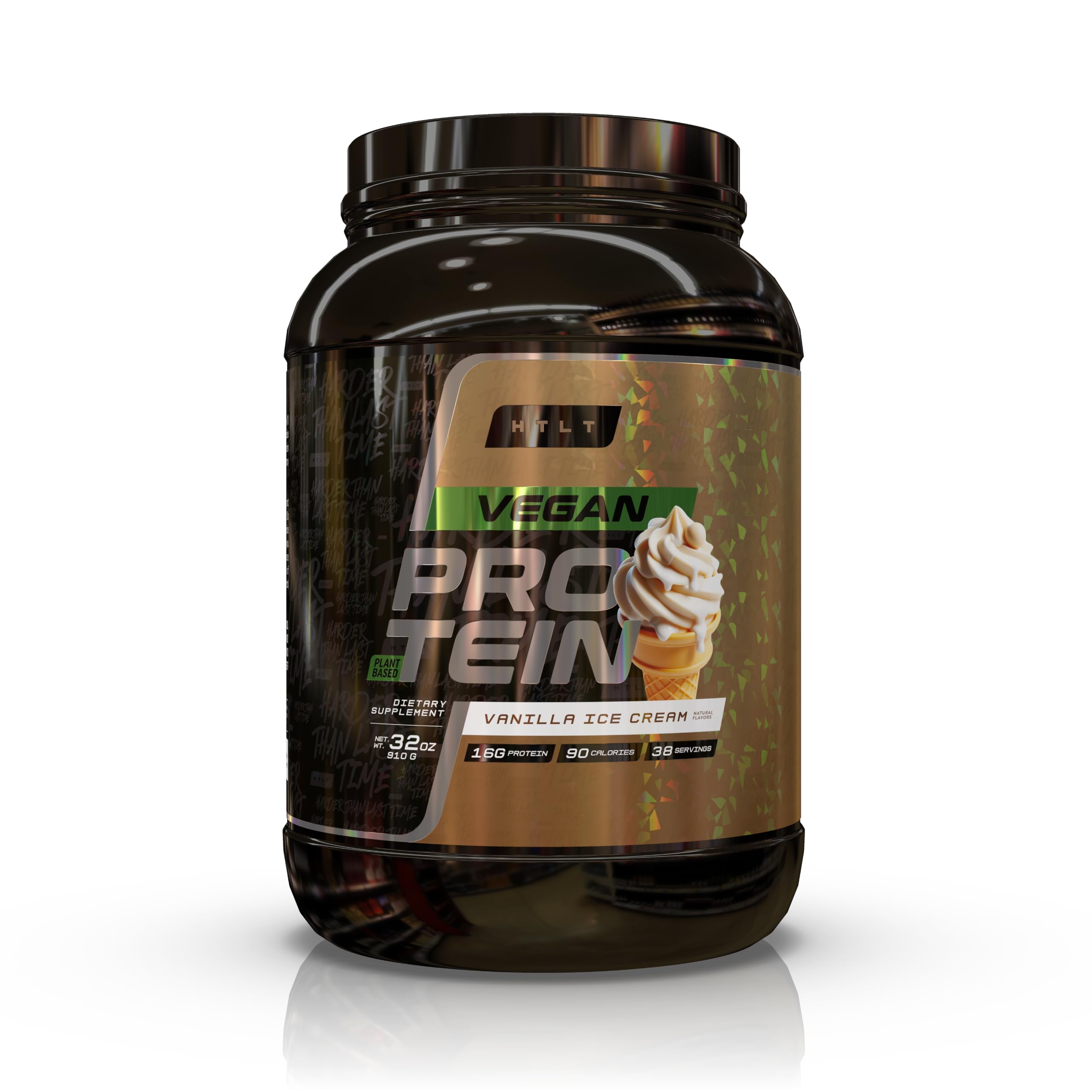 Veganprotein von HTLT | Pflanzenbasiertes Proteinpulver | Pea & Rice Protein Blend | für hochprotein Shakes und gebackene Bäume, (Vanilla Ice Cream)