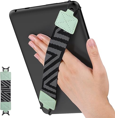 MoKo Correa de mano de seguridad para tablet de 9 a 11 pulgadas, iPadiPad ProiPad AirKindle Fire HDSamsung, correa de mano versátil de alta