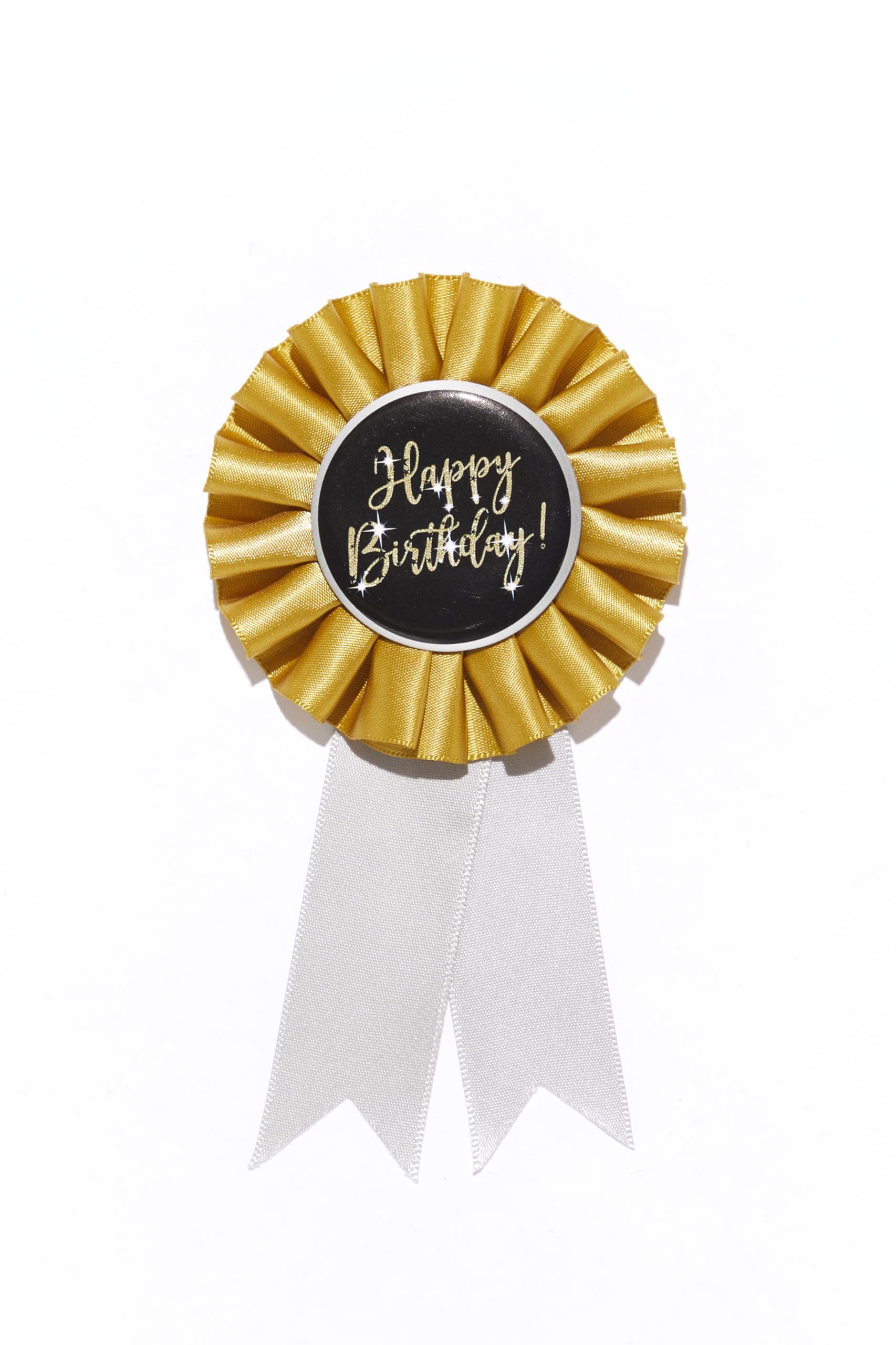 Amscan 9913753 Sparkling Celebration Rosette, Gold