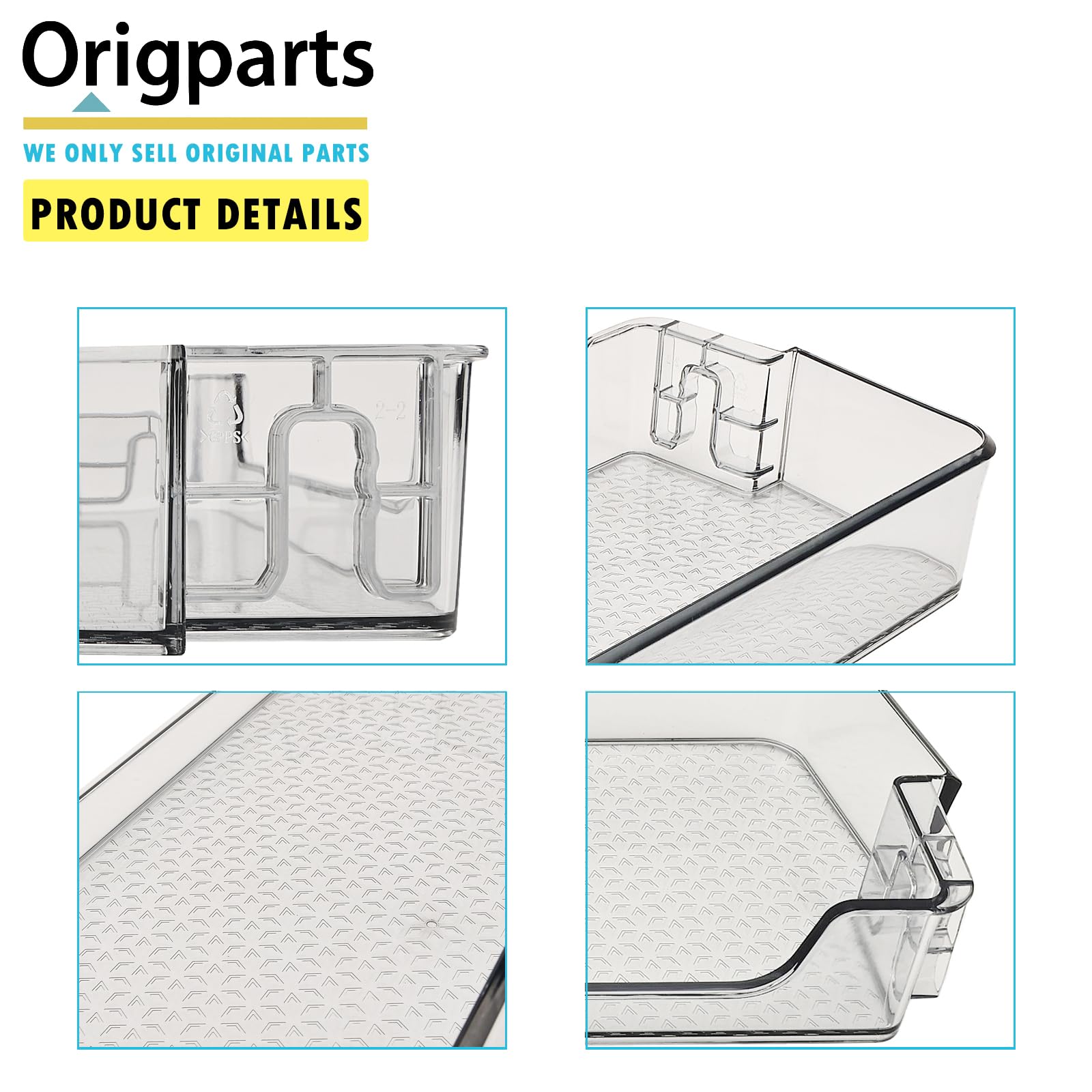 Amazon.com: ORIGPARTS K2172116 Refrigerator Door Bin Small Shelf