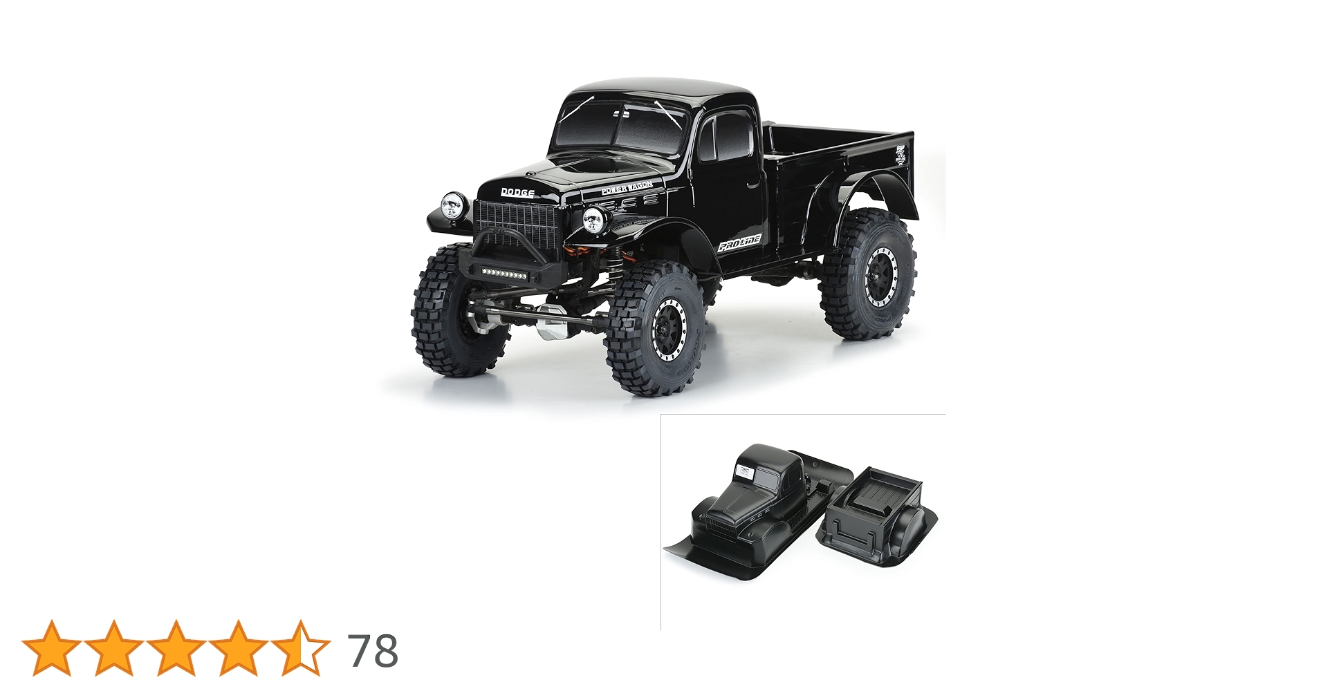 Amazon | Pro-line Racing 1946 ダッジ パワーワゴン ブラック
