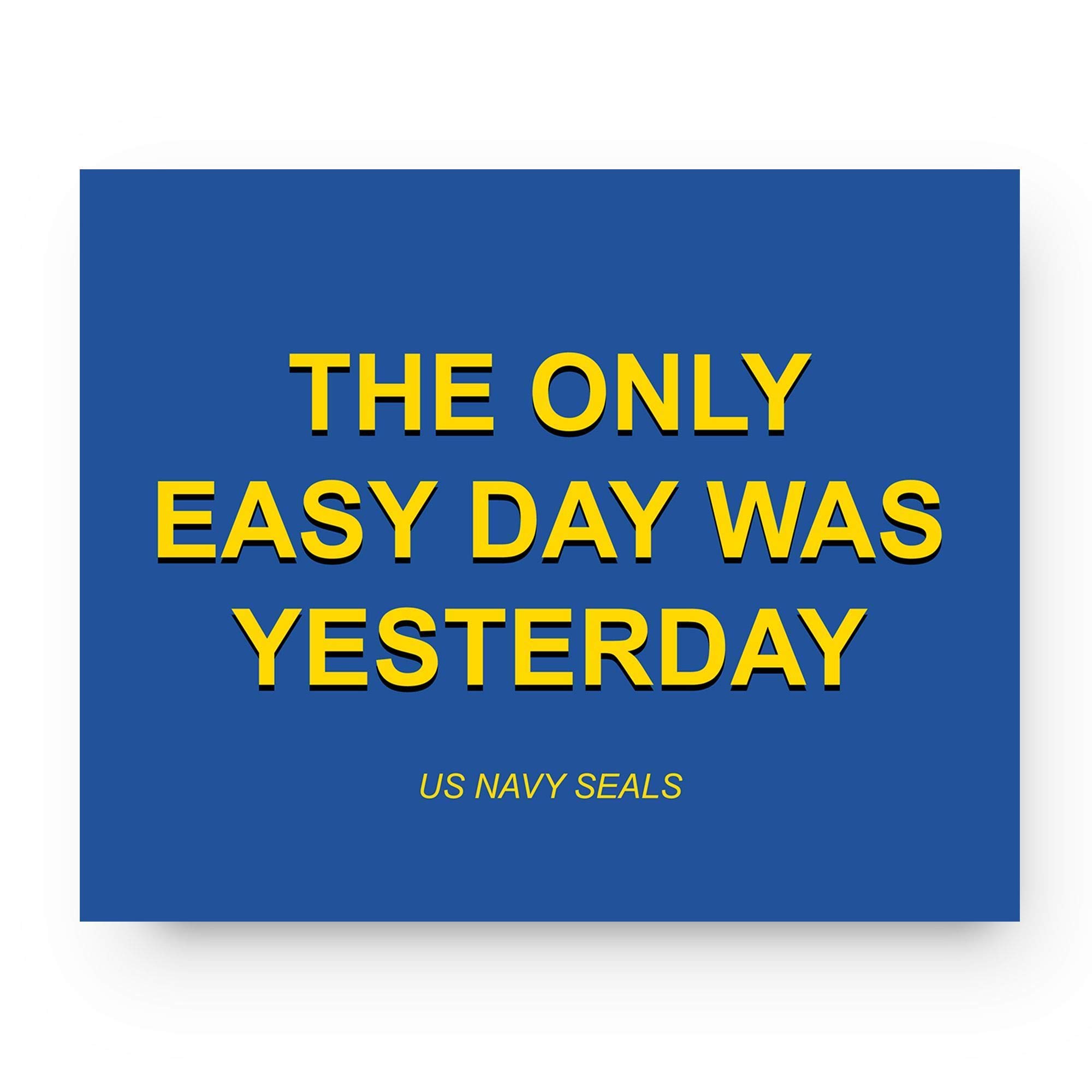 yesterday was the only easy day
