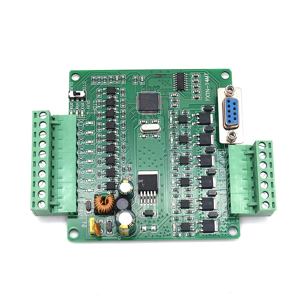 DollaTek DC24V Plc Controller industriale scheda di controllo FX1N-14MT Uscita a transistor