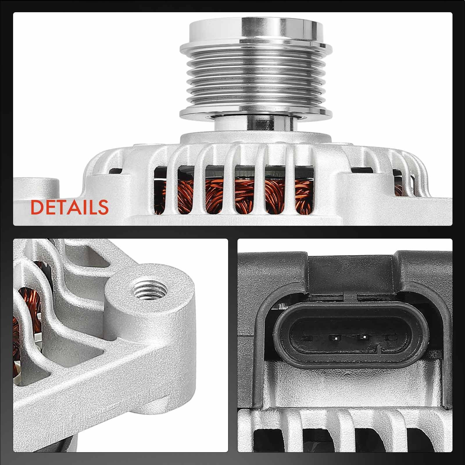Frankberg Lichtmaschine Generator Kompatibel mit Captiva C100 C140 2.0L 2009-2008 Epica KL1 2.0L 2010-2009 Lacetti J200 2.0L 2007-2008 Nubira Kombi 2.0L 2007-2011 Replace# 96866018