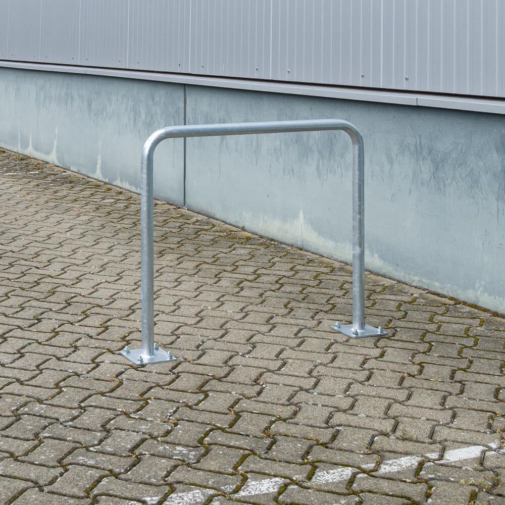 ROBUSTO Wegesperre, feuerverzinkt, aufdübeln, Stahl, Ø 4,2 cm, 90 x 80 cm, Art.-Nr. 70761 | Anlehnbügel | Fahrradanlehnbügel | Fahrradbügel