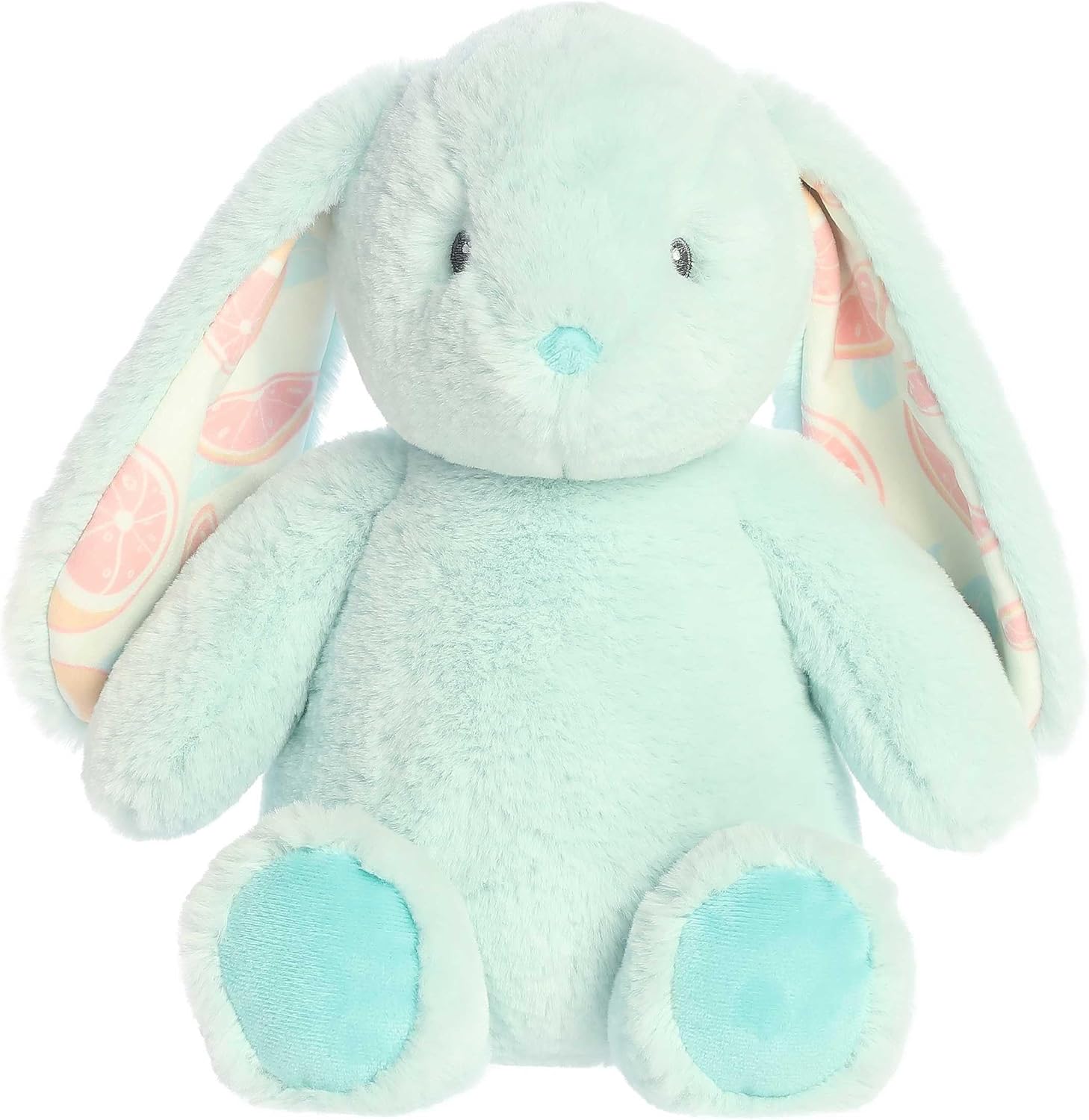 Aurora® Playful Dewey™ Flourish Seafoam™ Baby Stuffed Animal - Soft & Cuddly Toy - Imaginative Play - Blue 12.5 Inches