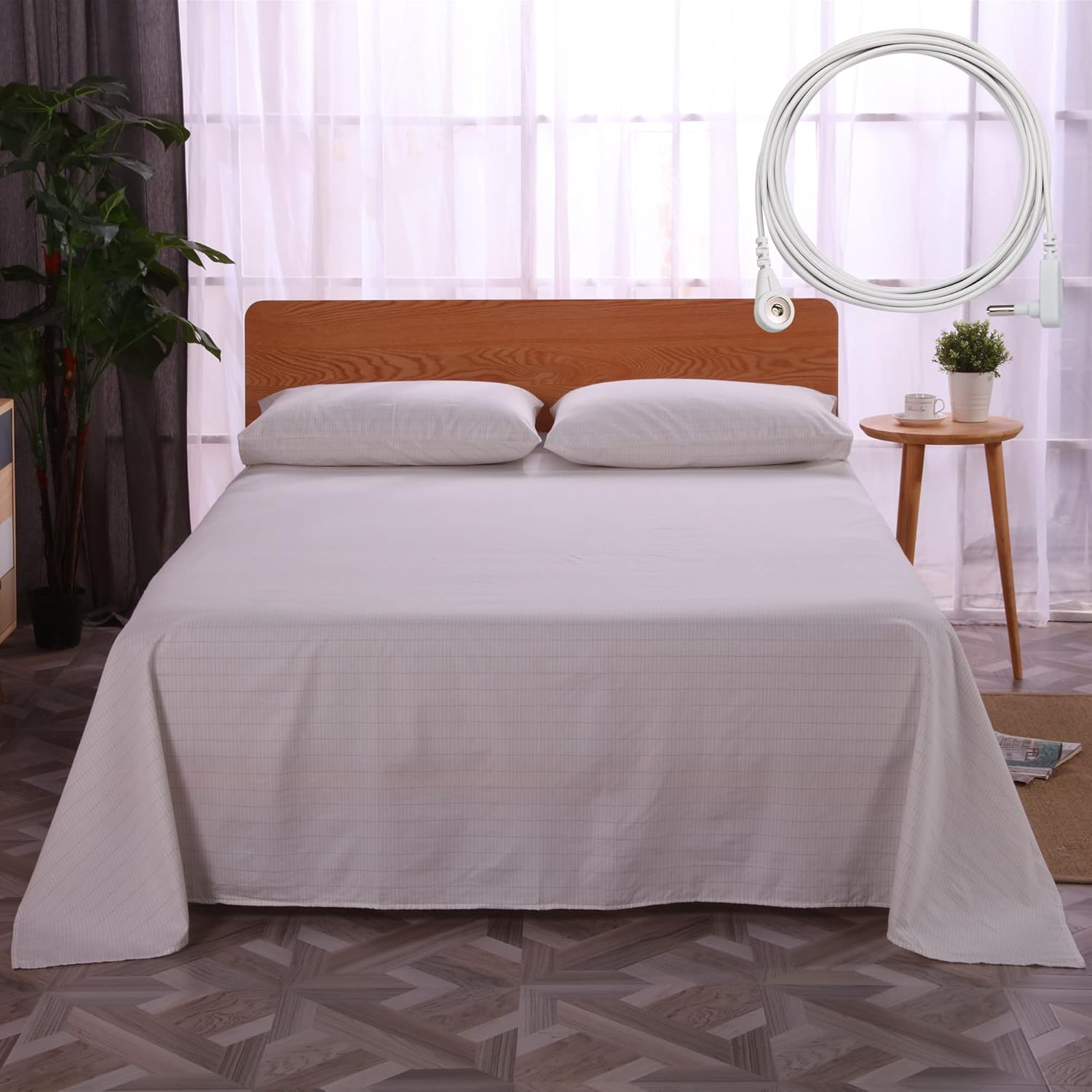 Grounding Sheet King Size Cotton + Silver Fiber Conductive