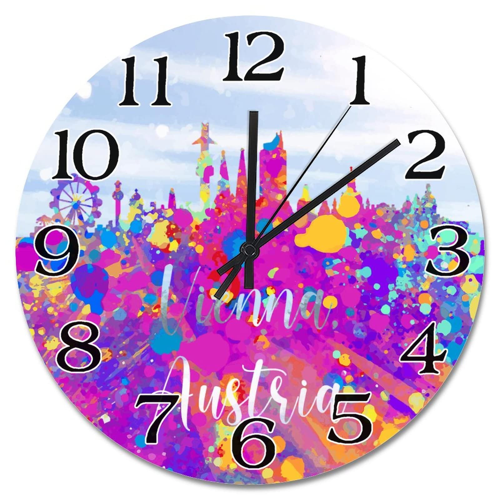 Horloge murale Vienne 38cm pour décorer un salon chaleureux