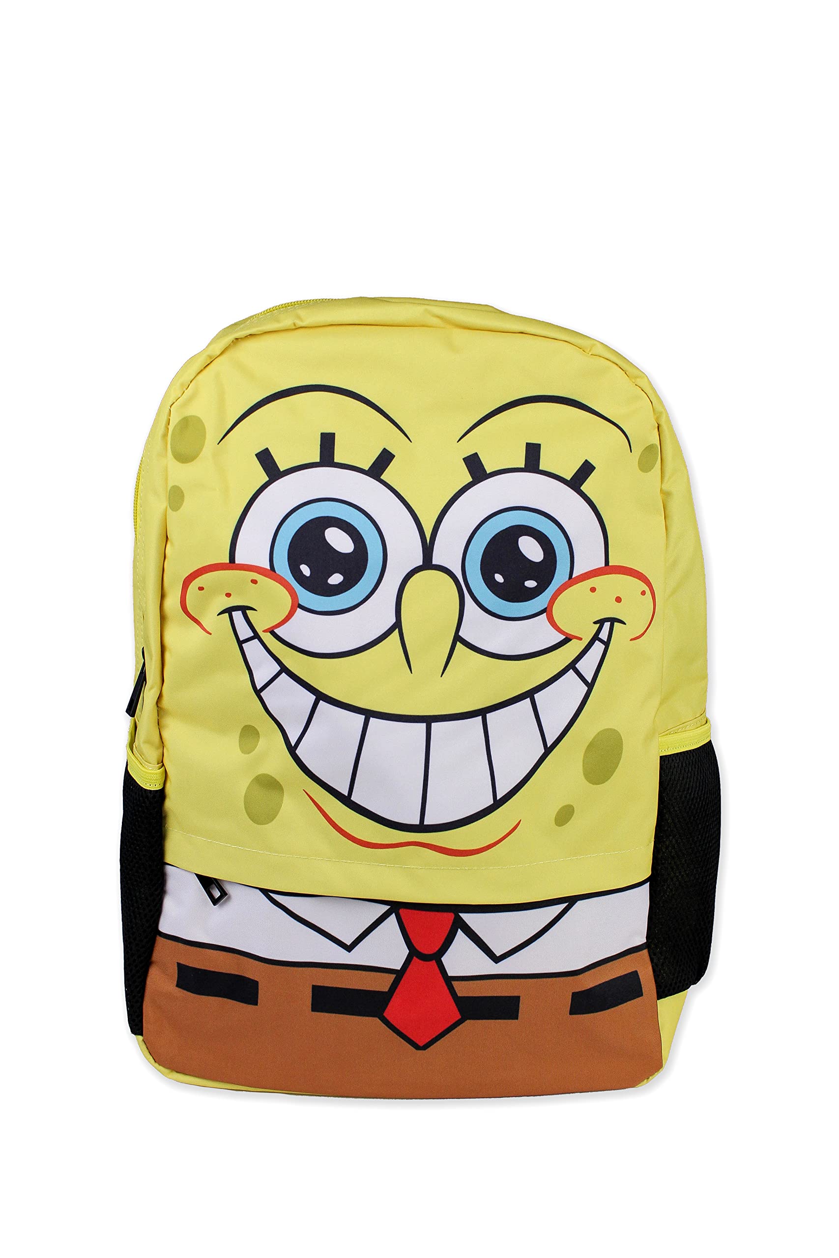 SPONGEBOB SQUAREPANTSSponge Bob Square Pants Grinning Character Small Backpack Bag for Adults