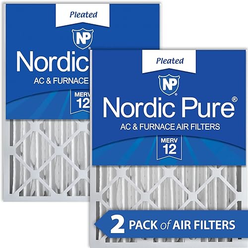Nordic Pure MERV 10 - 16x20x4 Horno de aire acondicionado plisado