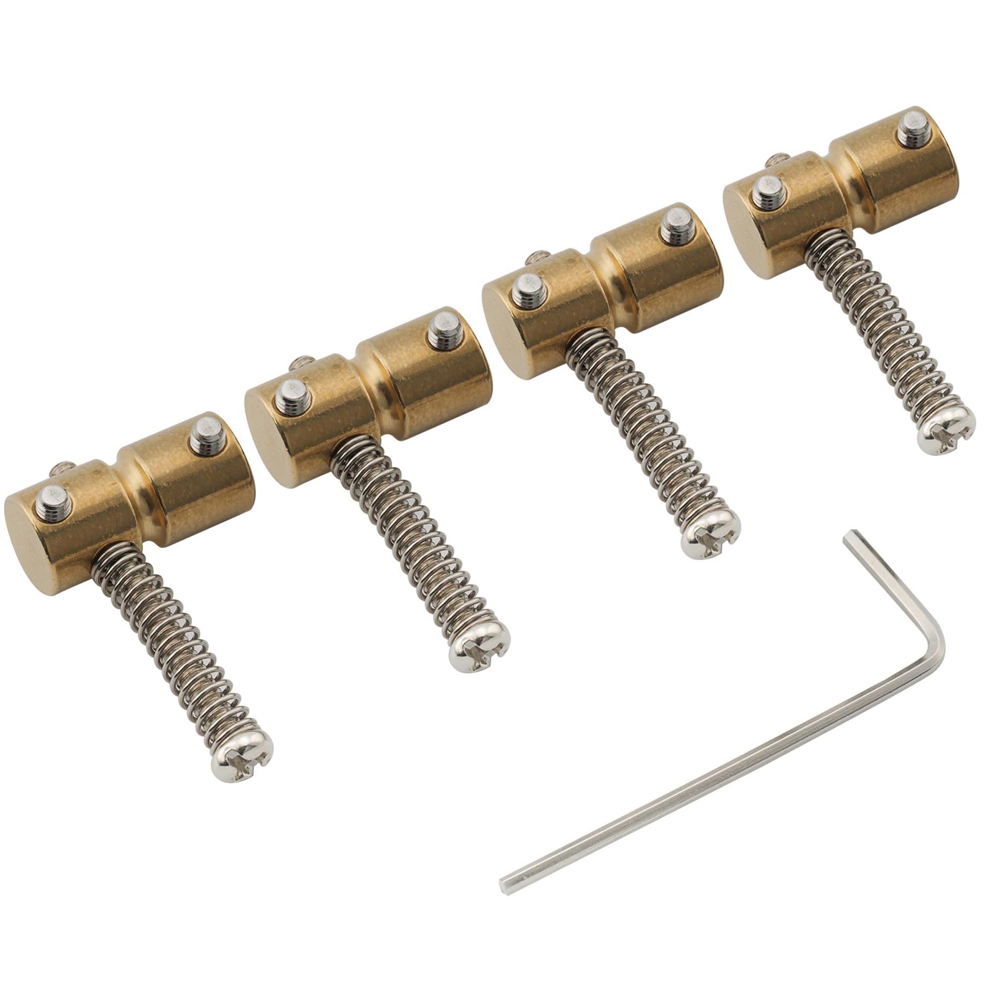 4 Selle Per Basso Elettrico Musiclily Pro - In Ottone Per Precision/Jazz Bass (19mm) - Foto 13