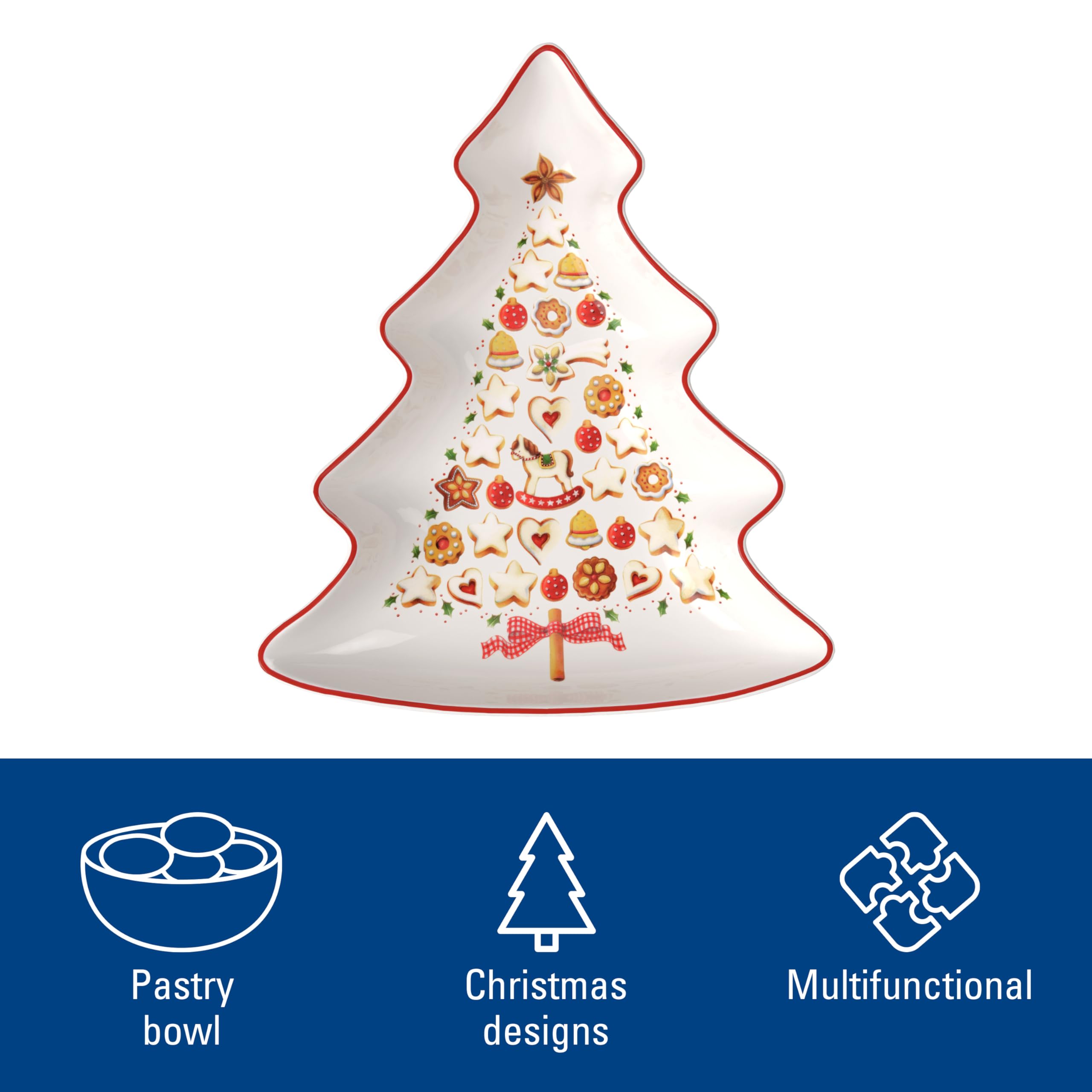 Villeroy & Boch Winter Bakery Delight Miska, Wielokolorowy, 26.5 cm