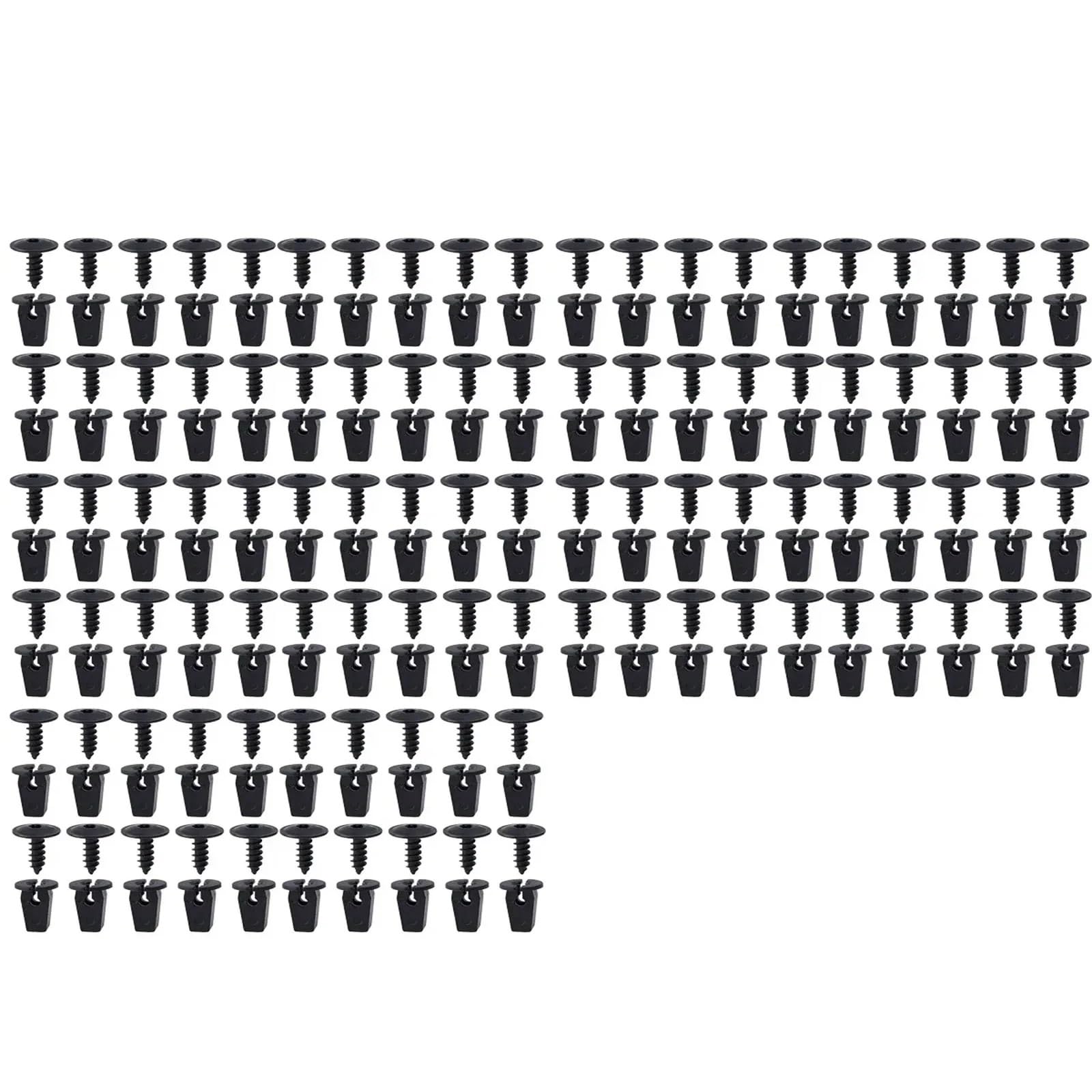 Przegub kulowy Pasuje do volkswagena VW Audi Pokrywa silnika Podstawa Osłona przeciwbryzgowa Nadkole Śruba Klipsy mocujące(200PCS)