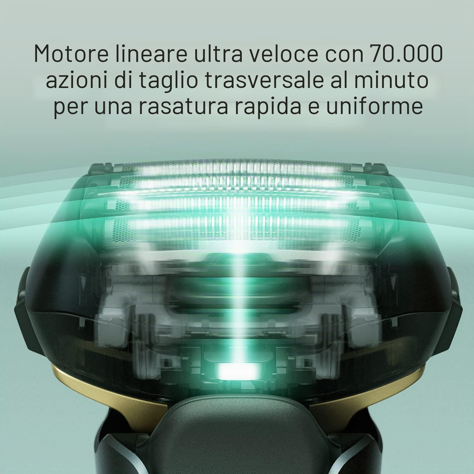 Panasonic ES-LV97 - Rasoio elettrico ricaricabile a 5 lame con supporto per pulizia e ricarica (spina da bagno a 2 pin Regno Unito)